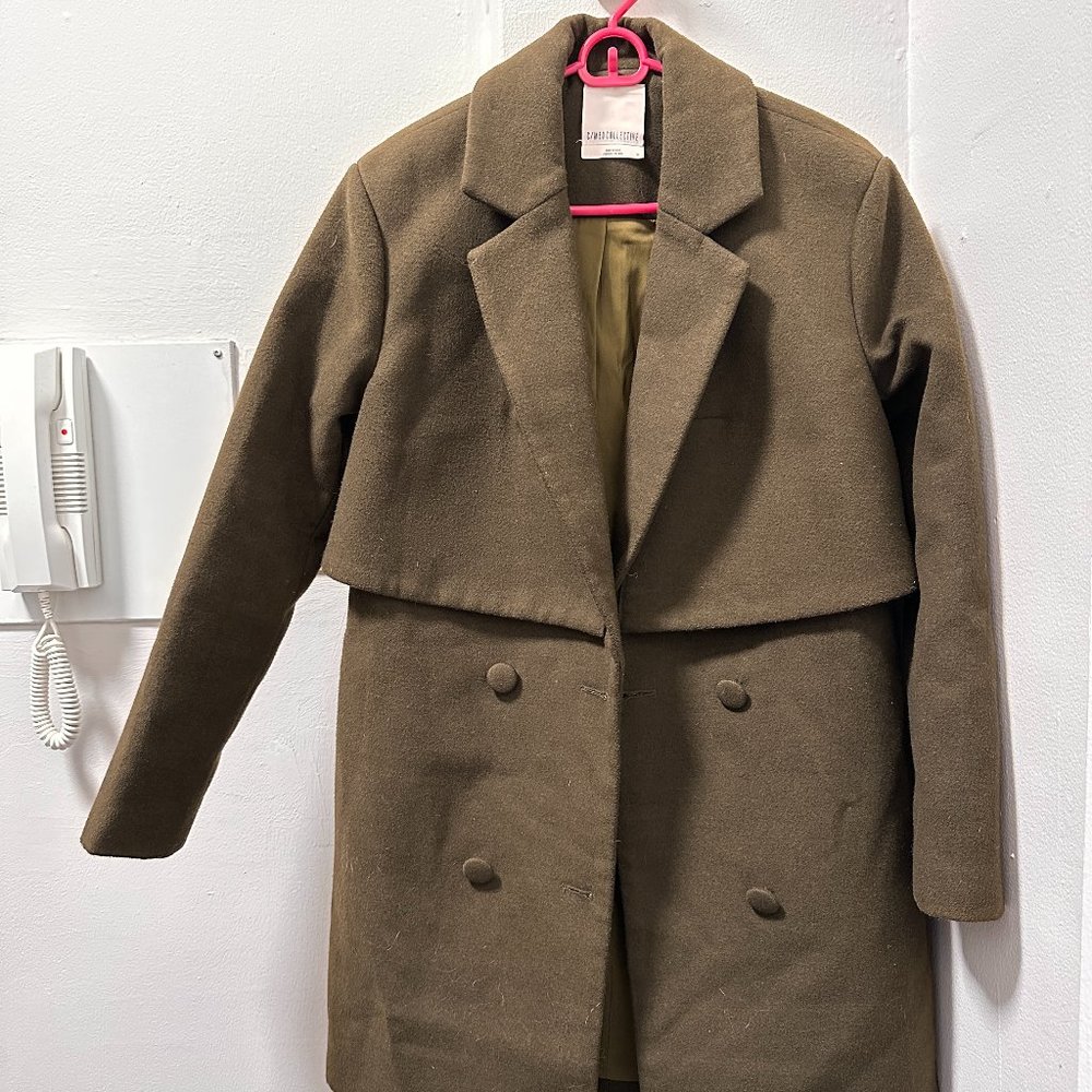 C/MEO COLLECTIVE Women's Straight Talker Long Sleeve Coat